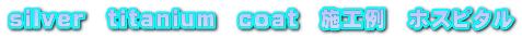 silver�@titanium�@coat�@�{�H��@�z�X�s�^��